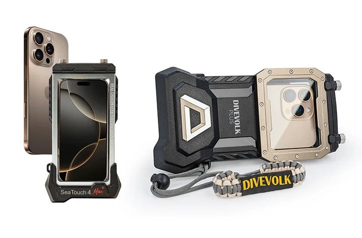 DIVEVOLK DIVEVOLK SeaTouch 4 Max PLUS Underwater Housing – Dive C 