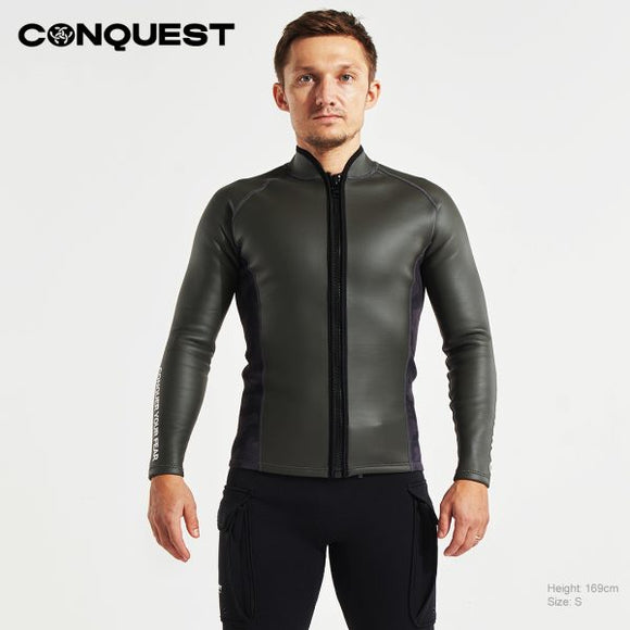 CONQUEST MEN 2MM CAMOUFLAGE SCUBA DIVING WETSUIT TOP