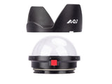 AOI Acrylic Dome Port - 130 with Detachable Hood for AX Port Mount Housings