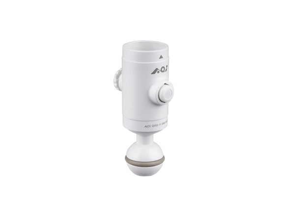 AOI Quick Release System -11 Base with Ball Mount (White)