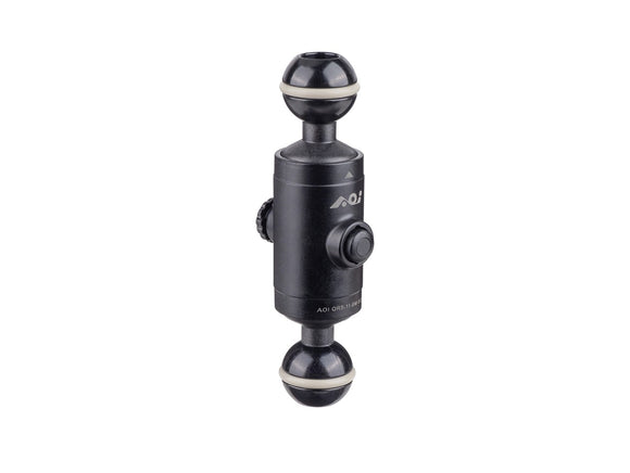 AOI Quick Release System -11 Base with Ball Mount to Ball Mount (Black)