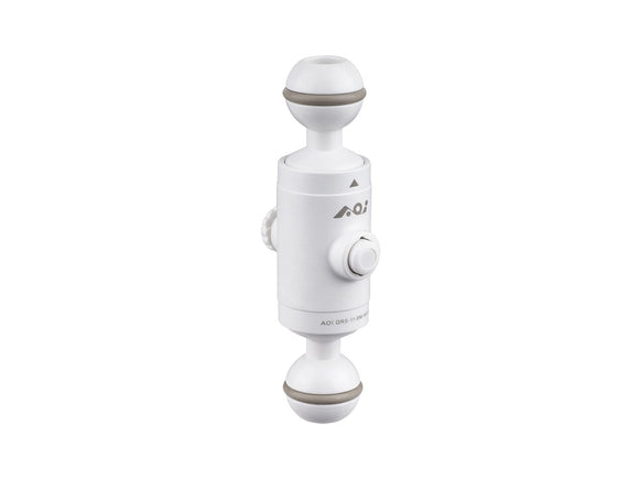 AOI Quick Release System -11 Base with Ball Mount to Ball Mount (White)