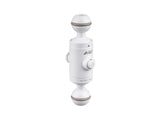 AOI Quick Release System -11 Base with Ball Mount to Ball Mount (White)