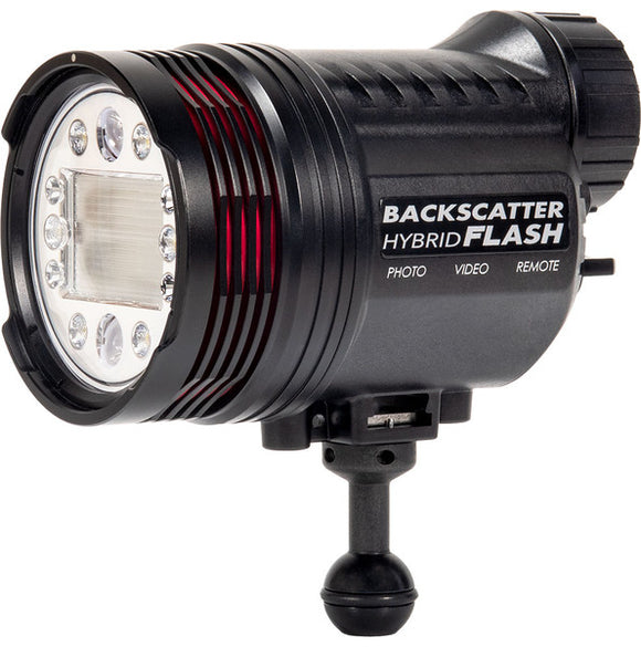 Backscatter Hybrid Flash Underwater Strobe & Video Light HF-1