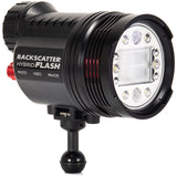 Backscatter Hybrid Flash Underwater Strobe & Video Light HF-1