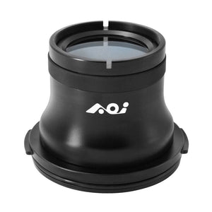 AOI Flat Port for Olympus OM-D Mount Housing - ED 60mm F2.8 Macro Lens (FLP-03)